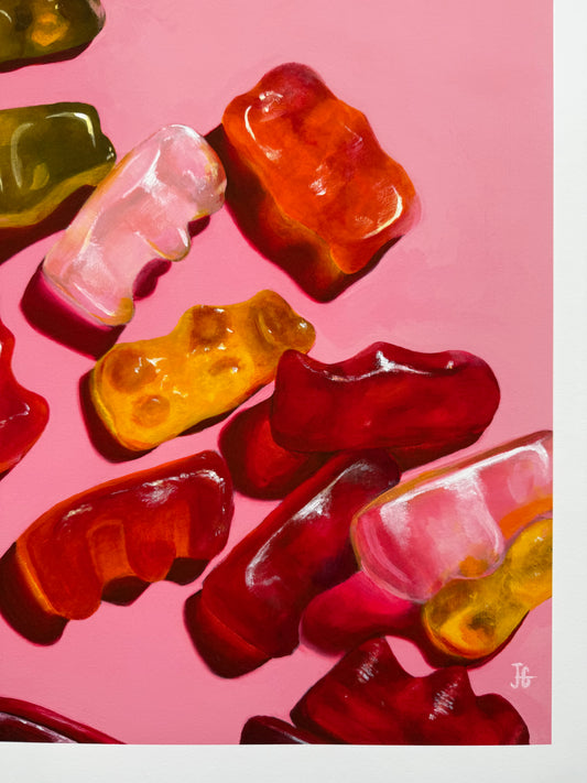 'Sugar Crash' Gummy Bears - Print (Limited Edition)