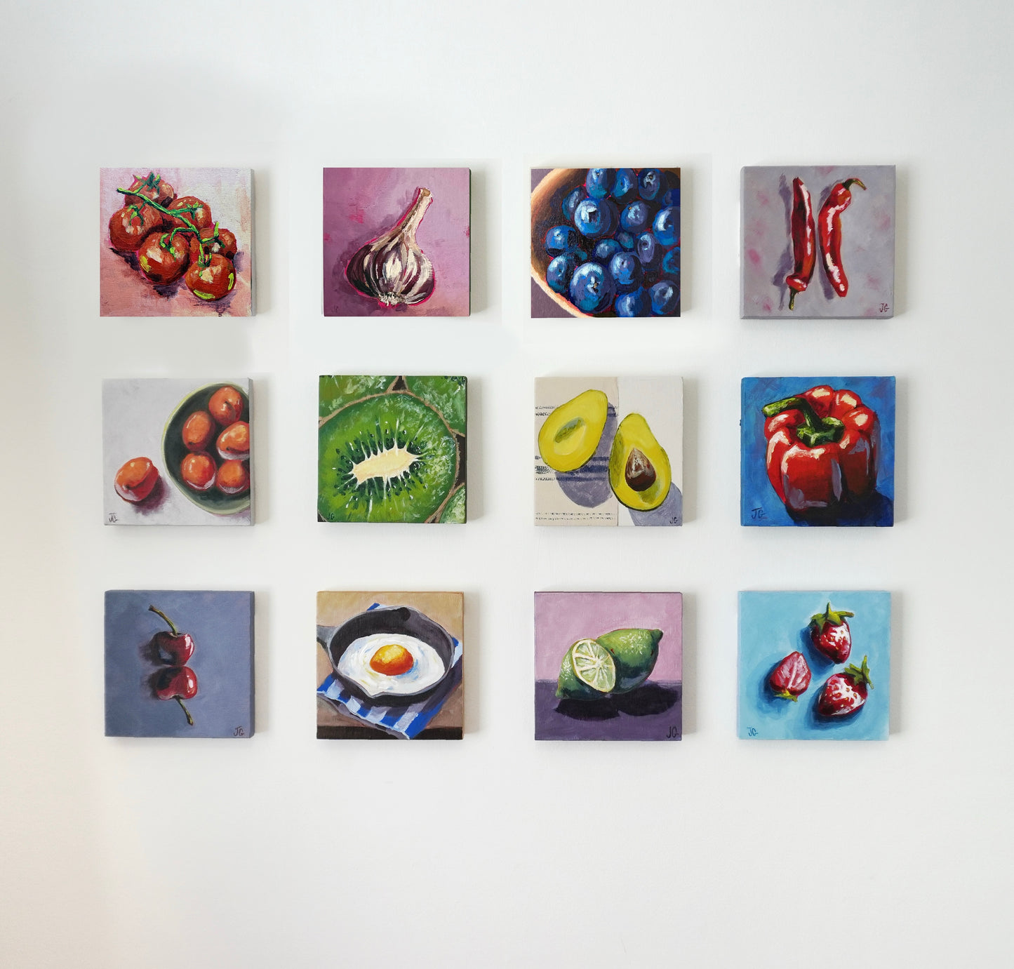 Mini Original Series: 'Strawberries' Original Artwork [Day 12]