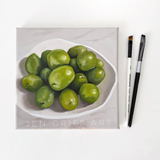Aperitivo (A Study of Olives)- Original Artwork