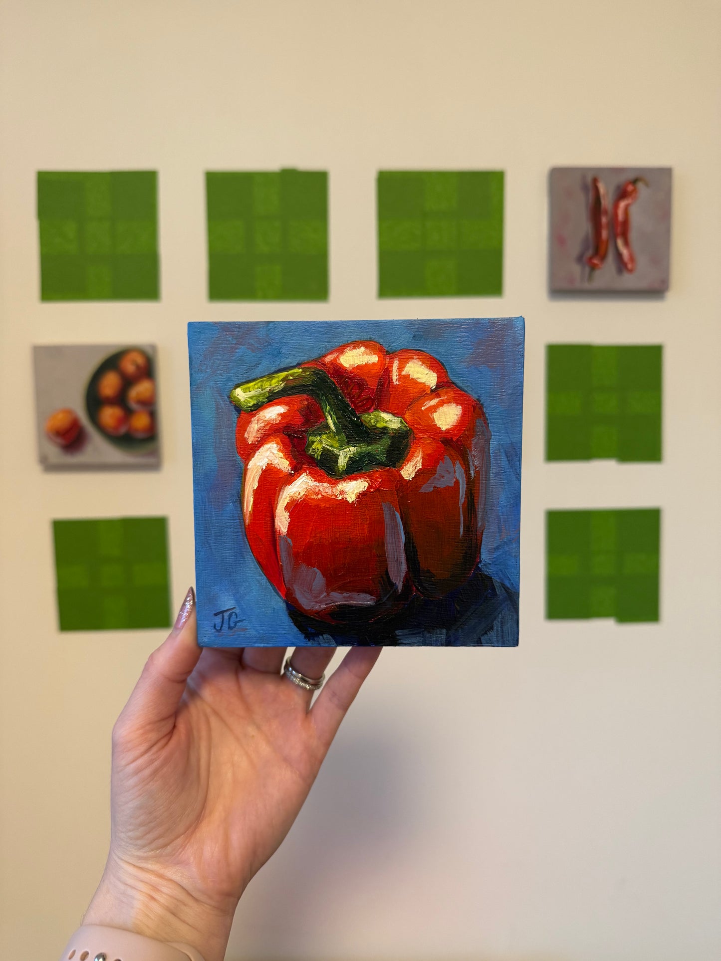 Mini Original Series: 'Bell Pepper' Original Artwork [Day 8]