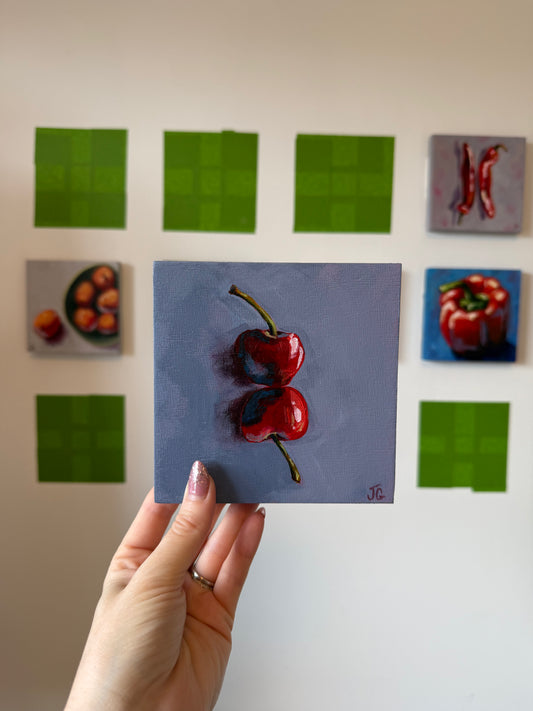 Mini Original Series: 'Cherries' Original Artwork [Day 9]