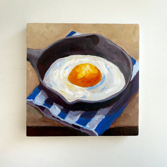 Mini Original Series: 'Fried Egg' Original Artwork [Day 10]
