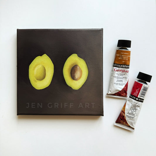 The Perfect Half (Avocado)- Original Artwork