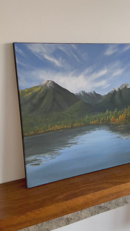 Calm Reflections- Canadian Rockies - Original Artwork